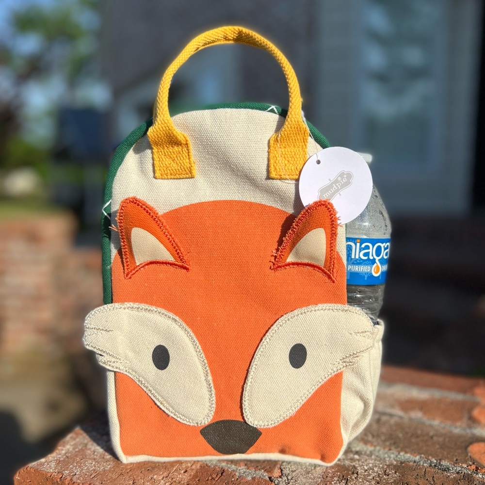 Mud Pie Fox 10in Mini Backpack